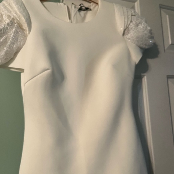 Badgley mischka sequin short sleeve mini dress - Picture 2 of 5